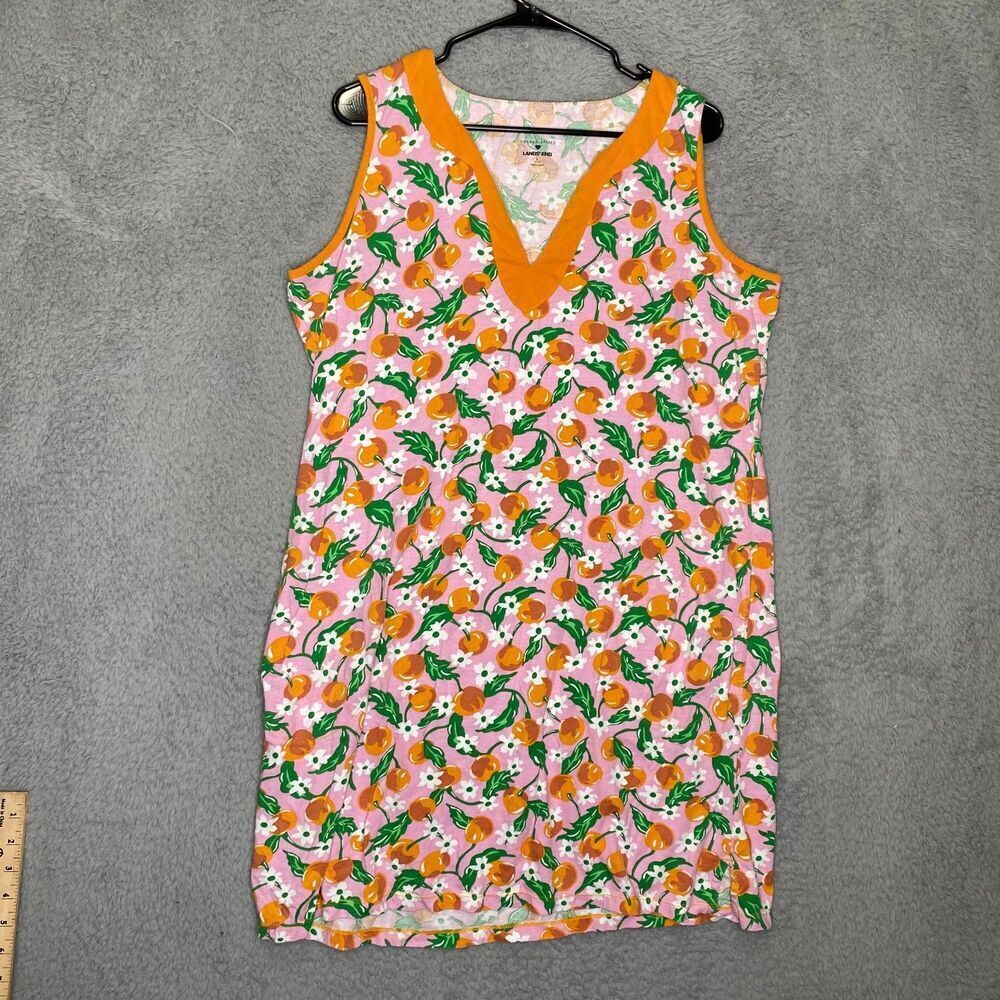 Draper James Lands Endwomens sleeveless novelty dress swim coverup pool beach L